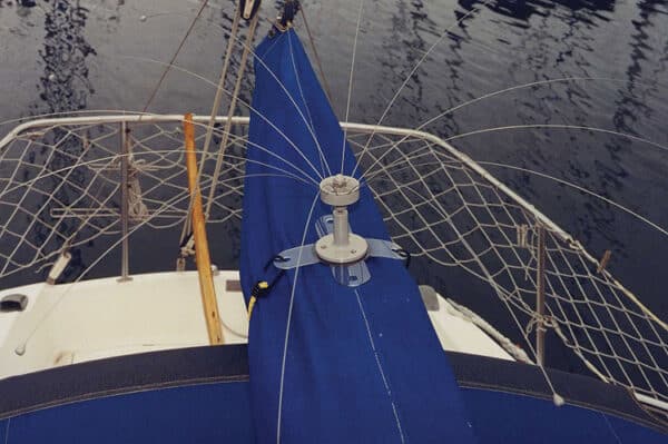 Daddi Long Legs Mounted On A Boat